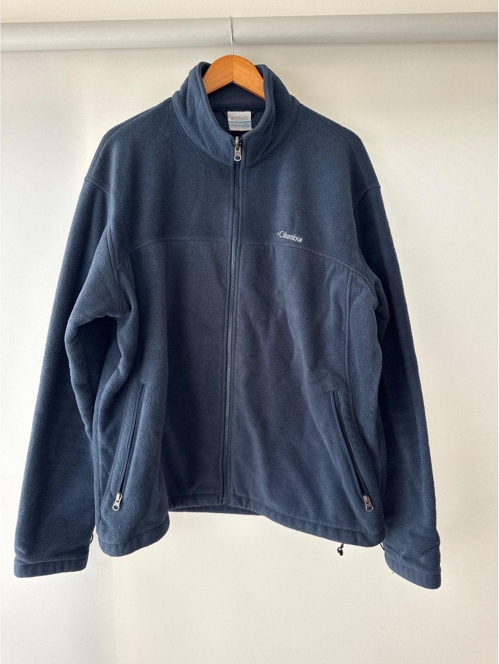 Columbia Interchange Navy Blue Fleece Jacket XXL